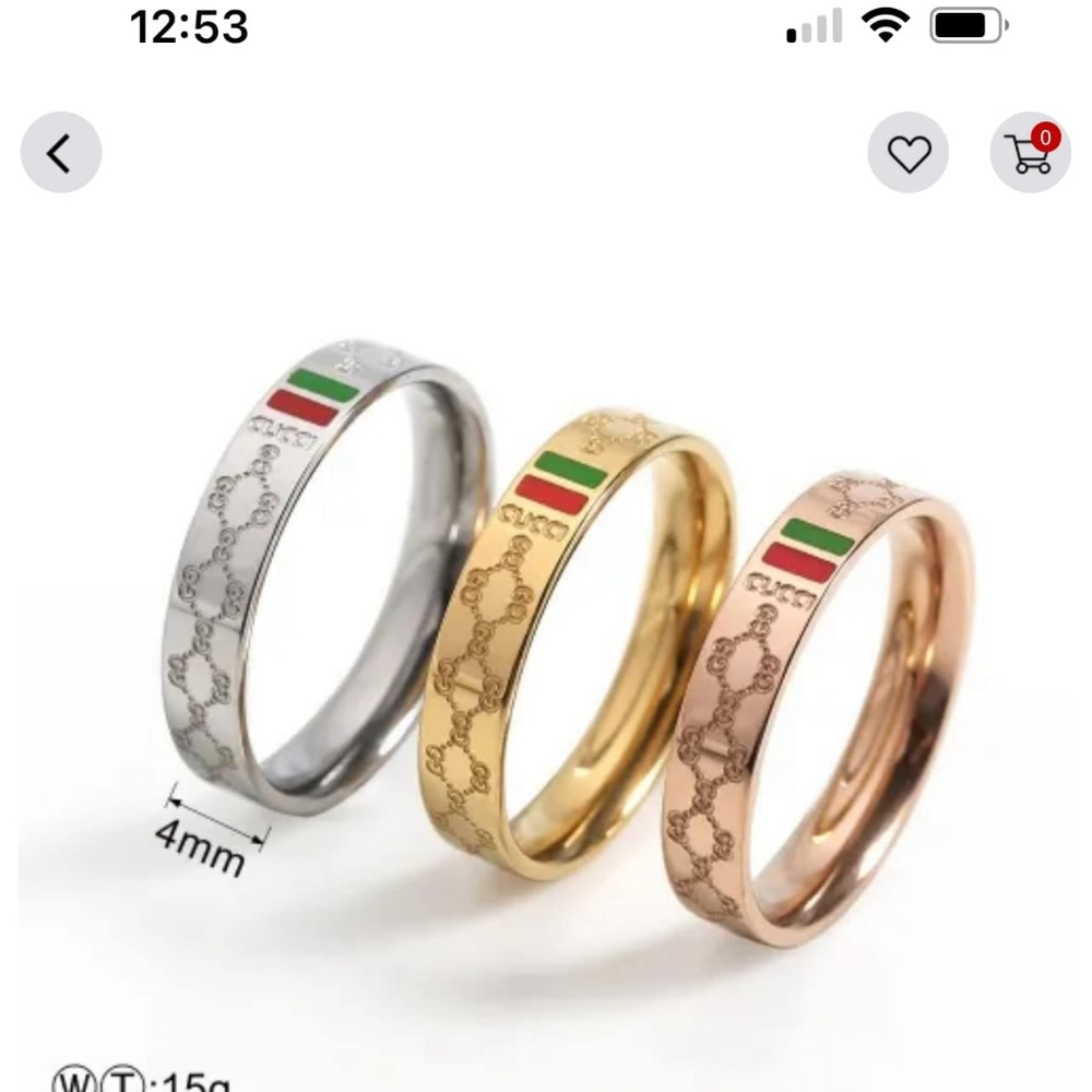 Aset of 3 Woman fashion rings